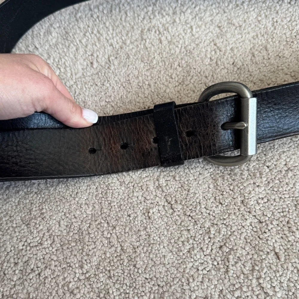 Fossil Men's Dark Brown Leather Belt
